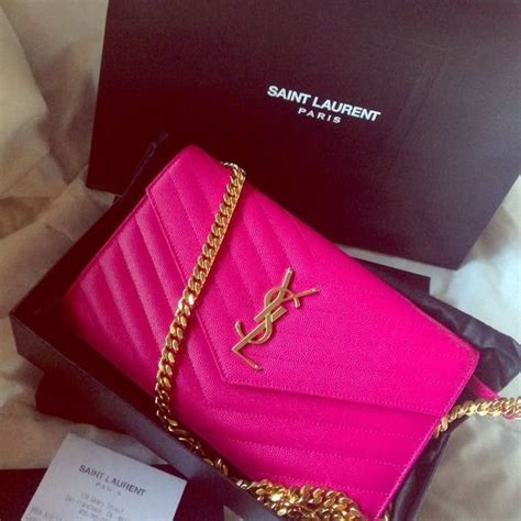 fuschia pink ysl bag|Fuchsia Handbag .